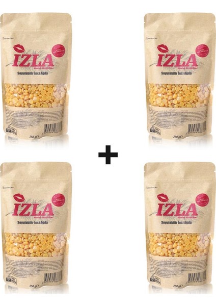 Izla grranül Ağda Sarı Renk 250 gr 4 Adet