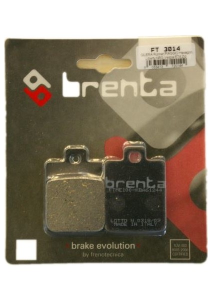 Vespa ET4 50 4T Disk Fren Balata Ön (2000-2005)
