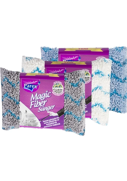 Magic Fiber Sünger 3lü Eko Paket