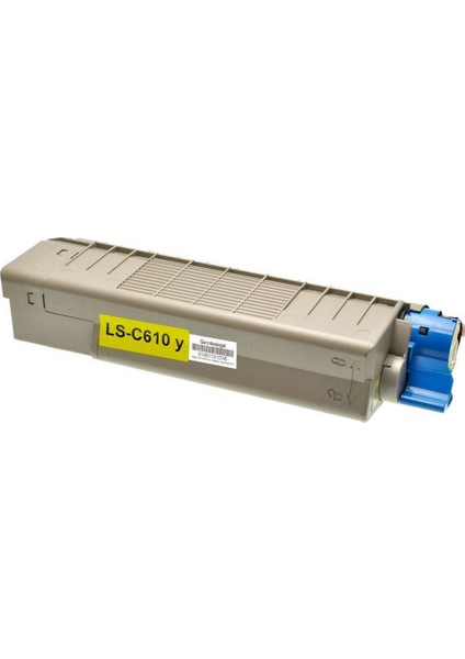 Oki C610 Muadil Toner 6000 Sayfa Sarı