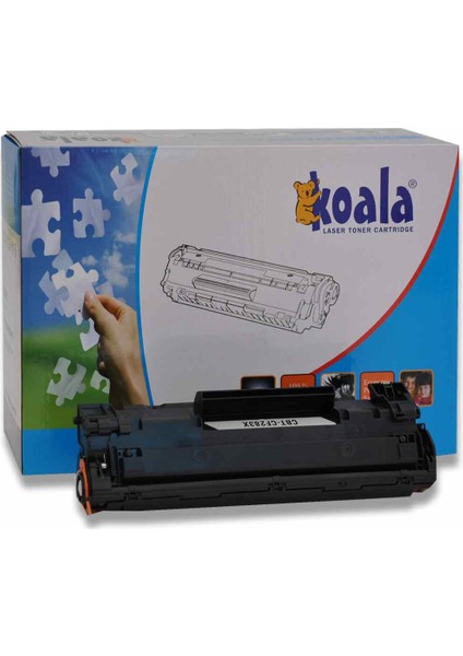 HP CF283A/83A Muadil Toner 1500 Sayfa Siyah
