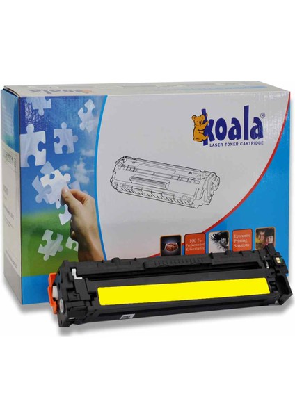 HP CB542A CE322A CF212A & Canon CRG-716/731 Muadil Toner 2200 Sayfa Sarı