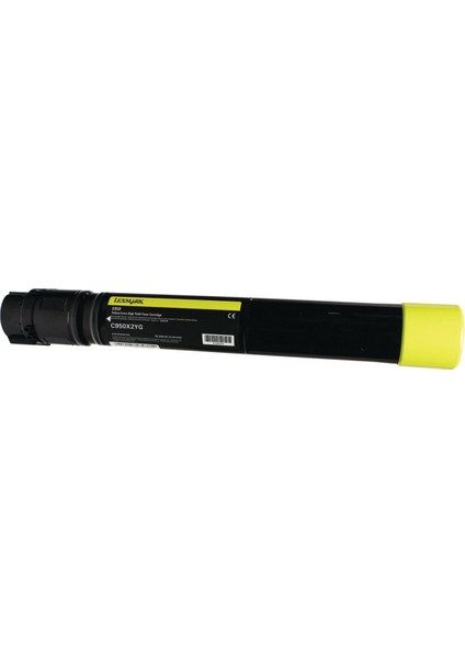 Lexmark C950 / CC952 / C954 (C950X2KG) Muadil Toner 20000 Sayfa Sarı