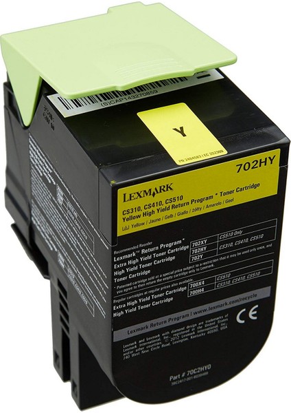 Lexmark CS410/S310 Muadil Toner 1000 Sayfa Sarı
