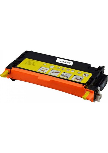 Lexmark X560 Muadil Toner 8000 Sayfa Sarı
