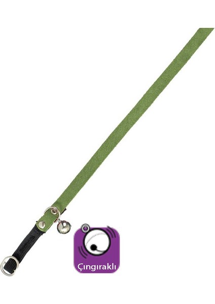 Karlie Kadife Kedi Tasma Çing. 30CM Yeşil
