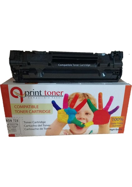 Canon 728 Muadil Toner 2100 Sayfa Siyah CRG728 M1536 P1566 P1606 D530 D550 D560 L150 L170 L190 L410 MF4410 MF4412