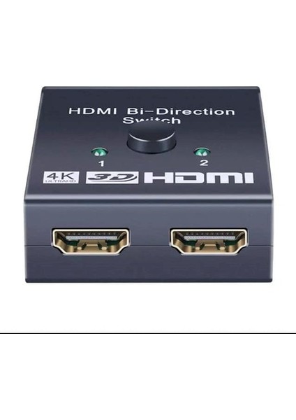 4K HDMI Çoklayıcı Tek Cihaz Çift Ekran Çift Cihaz Tek Ekran