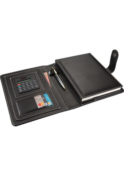 Diplomat Dilli Mıknatıs Kapak Organizer Çizgili Defterli 17 x 24 cm