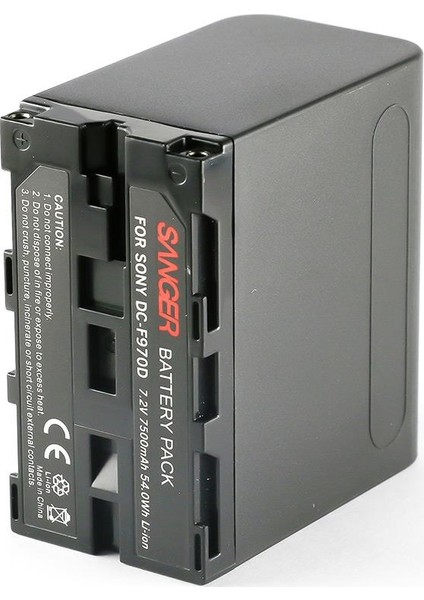NP-F970M Led Işıklar İçin Batarya Şarj Girişli