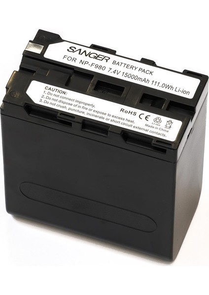 NP-F980 15000mAh Sony Kamera Batarya