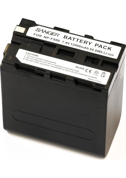NP-F980 12000mAh Sony Kamera Batarya