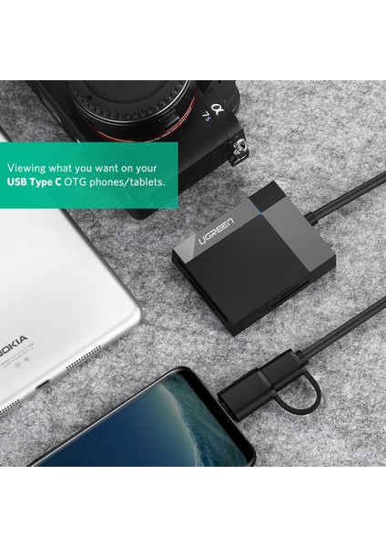 USB 3.1 Type-C 4'ü 1 Arada Kart Okuyucu indirimleri