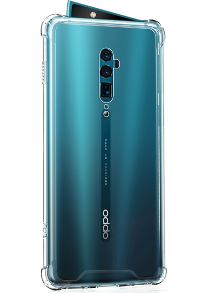 Oppo Reno 2 Şeffaf Airbag Antishock Silikon Kılıf
