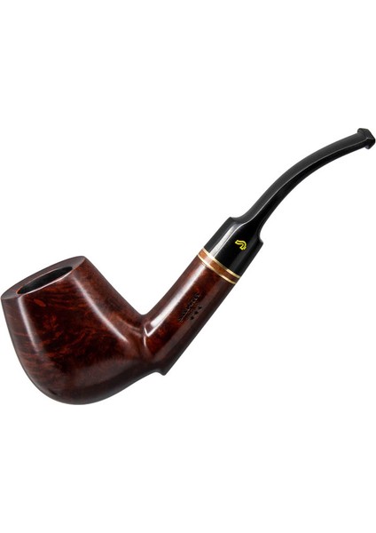 Üç Yıldız 876 9mm. Filtreli Ebonit Saplı Pipo