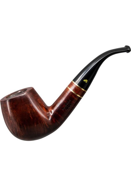 Üç Yıldız 430 9mm. Filtreli Ebonit Saplı Pipo