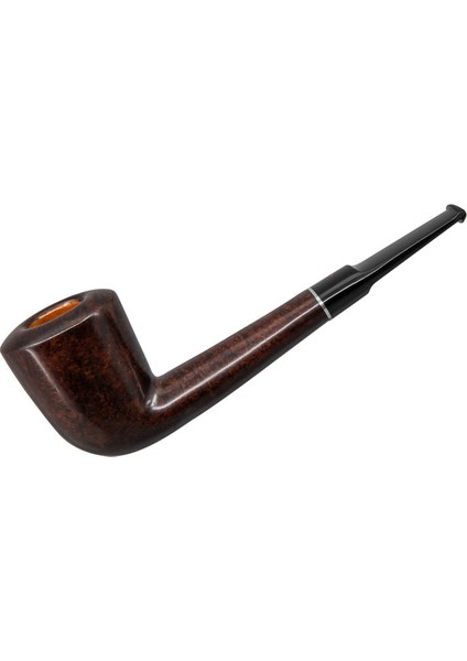 Kırmızı Yıldız 406 6mm. Filtreli Ebonit Saplı Pipo