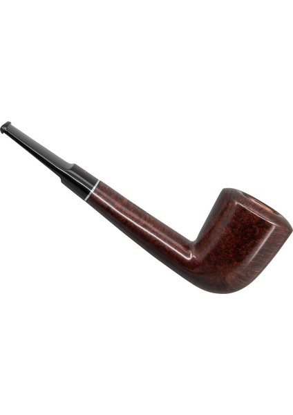 Kırmızı Yıldız 406 6mm. Filtreli Ebonit Saplı Pipo