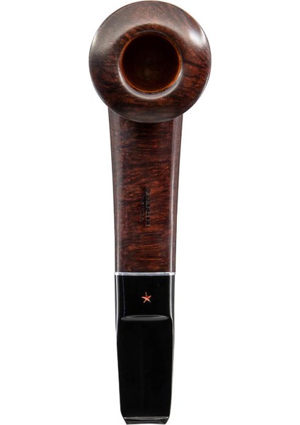 Kırmızı Yıldız 406 6mm. Filtreli Ebonit Saplı Pipo