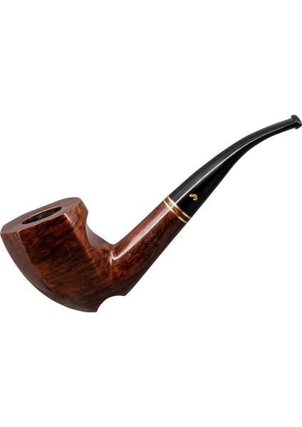 Üç Yıldız 745 9mm. Filtreli Ebonit Saplı Pipo