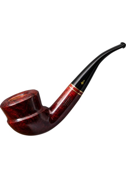 Kuyruklu Yıldız 610 9mm. Filtreli Ebonit Saplı Pipo