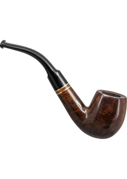 Kırmızı Yıldız 113 6mm. Filtreli Ebonit Saplı Pipo