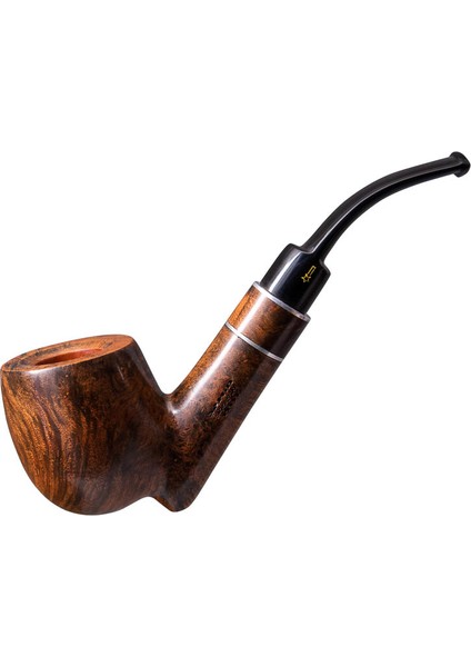 Kuyruklu Yıldız 838 9mm. Filtreli Ebonit Saplı Pipo