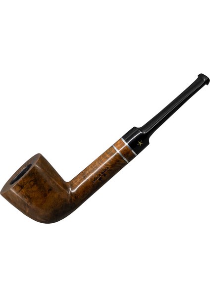 Sarı Yıldız 112 9mm. Filtreli Ebonit Saplı Pipo