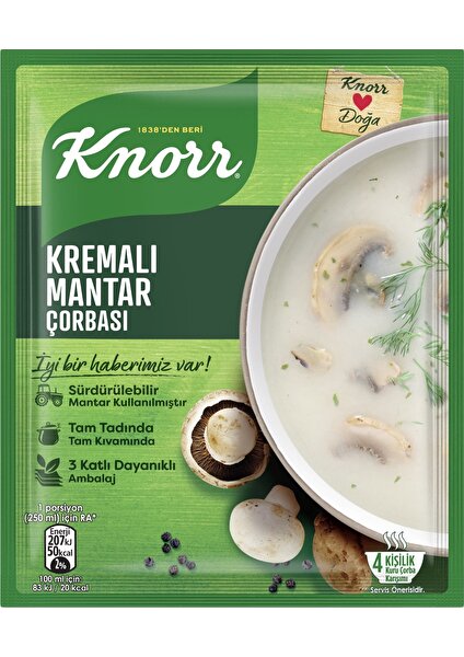 Kremalı Mantar Çorbası 63 gr 12’li Paket