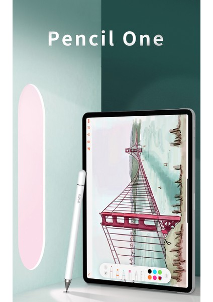 Dokunmatik Ekran Kalemi Pencil One 2in1 Passive Stylus - iOS & Android Uyumlu