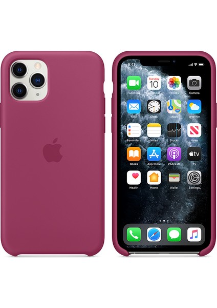 iPhone 11 Pro Silikon Kılıf Nar - MXM62ZM/A