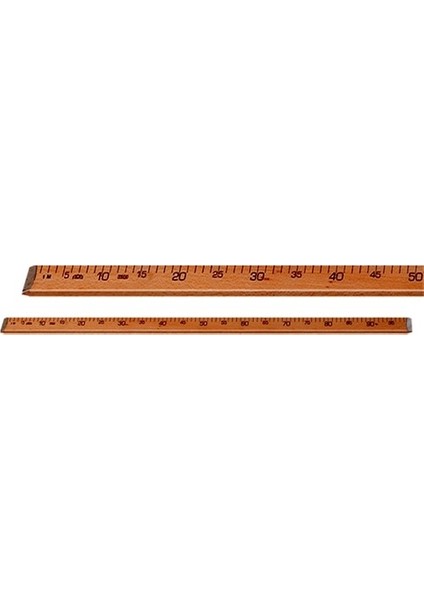 Kaliteli Ahşap Manifatura Cetveli 100 cm