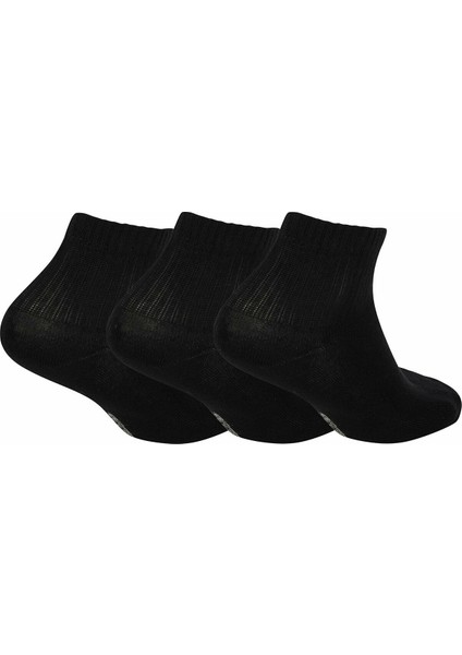 U Nopad Mid Cut 3 Pack Sock Siyah Unisex Çorap S192139-001