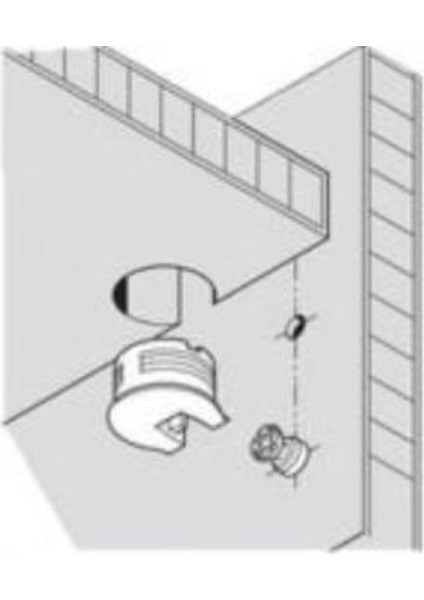 Dolap Gömme Raf Pimi Montaj Aparatı 10'lu modelleri