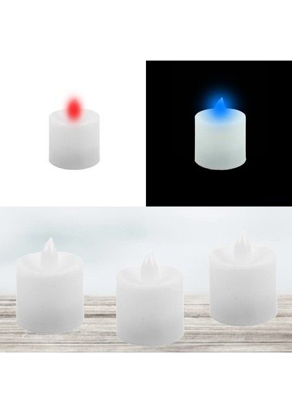 Süsle Bebek & Parti Led Işıklı Pilli Tealight Mum Renk Değiştiren Işık