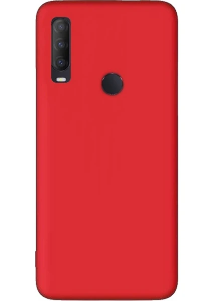 Case Street Alcatel 1s 2020 Kılıf Premier Silikon Esnek Koruma Kırmızı