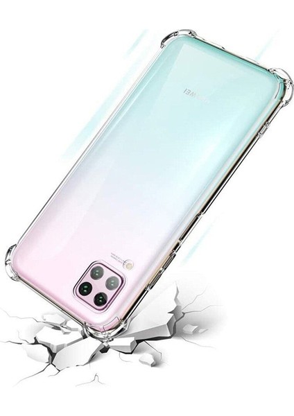 Huawei P40 Lite Kılıf Antishock Ultra Koruma + Nano Glass Şeffaf modelleri