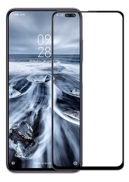 Xiaomi Redmi K30 Full Kapatan Renkli Tam Koruma Siyah