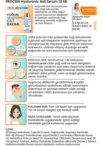 C Vitamini Serumu + Hyaluronic Asit 22 ml Set