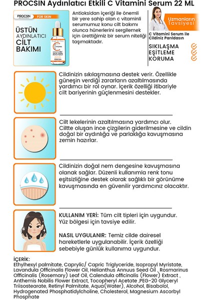 C Vitamini Serumu + Hyaluronic Asit 22 ml Set