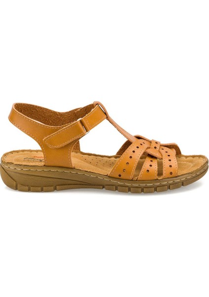 158589 Camel Kadın Sandalet