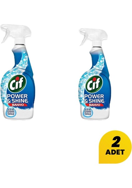 Sprey Power&shine Banyo 750 ml 2'li