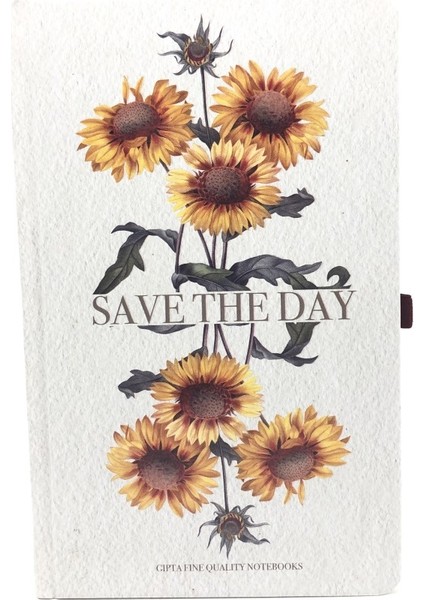 Gıpta Save The Day Sert Kapak 120 Yaprak Çizgili Notebooks 13 x 21 cm