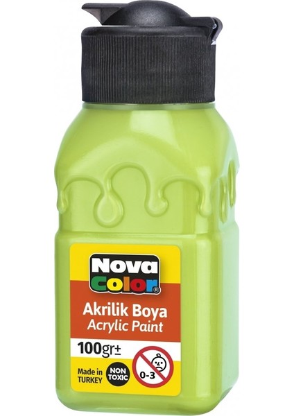 Nova Color Akrilik Boya 100 ml Açık Yeşil