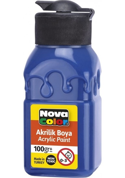 Nova Color Akrilik Boya 100 ml Lacivert