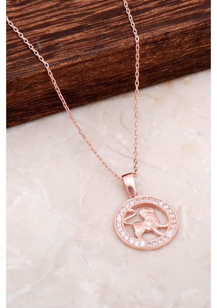 Asla Burcu Rose Gümüş Kolye 6679