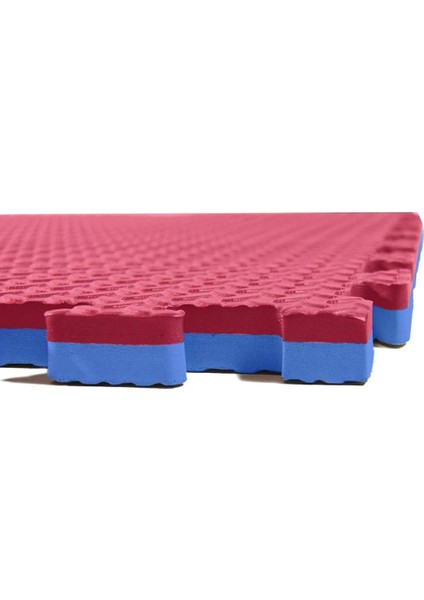 Tatami Koruma Minderi 100X100X2,6 cm Çift Yönlü Kırmızı Mavi Renk 5'li Set