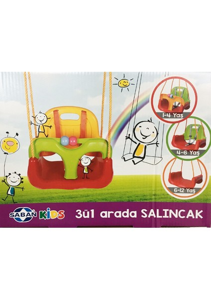 Saban Emniyet Kemerli Çocuk ve Bebek Salıncak