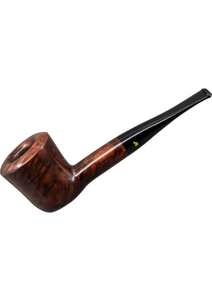 Üç Yıldız 566 9mm. Filtreli Ebonit Saplı Pipo