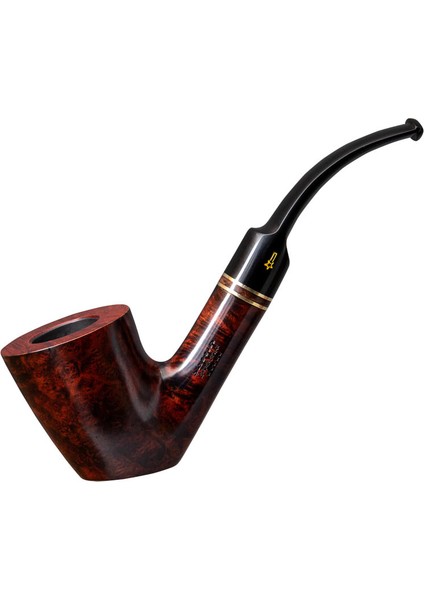 Kuyruklu Yıldız 338 9mm. Filtreli Ebonit Saplı Pipo